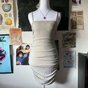 💋 NWT Forever 21 Metallic Bodycon Mini Dress 💋